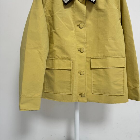 Veronica Beard Arlen Dickey crystal-embellished coated-cotton coat - Picture 7 of 12